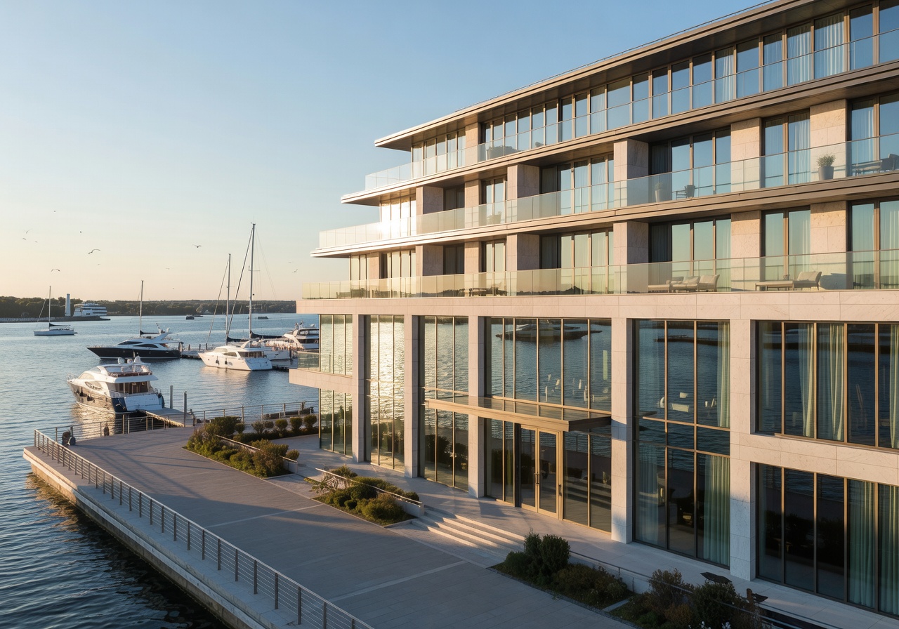 Hilton Helsinki Strand luxury harbor hotel exterior
