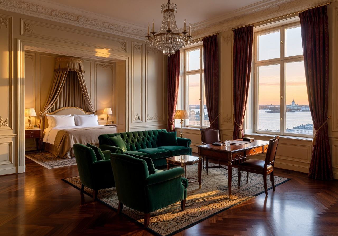 Hotel Kamp luxurious suite Helsinki